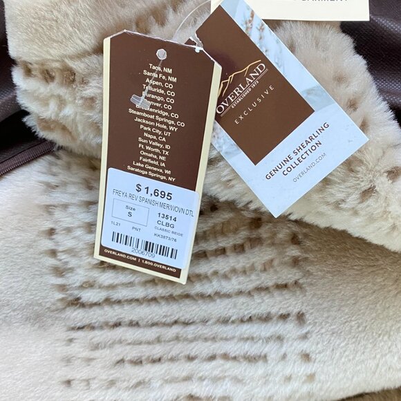 Overland Sheepskin Freya Reversible Jacket - Picture 7 of 8